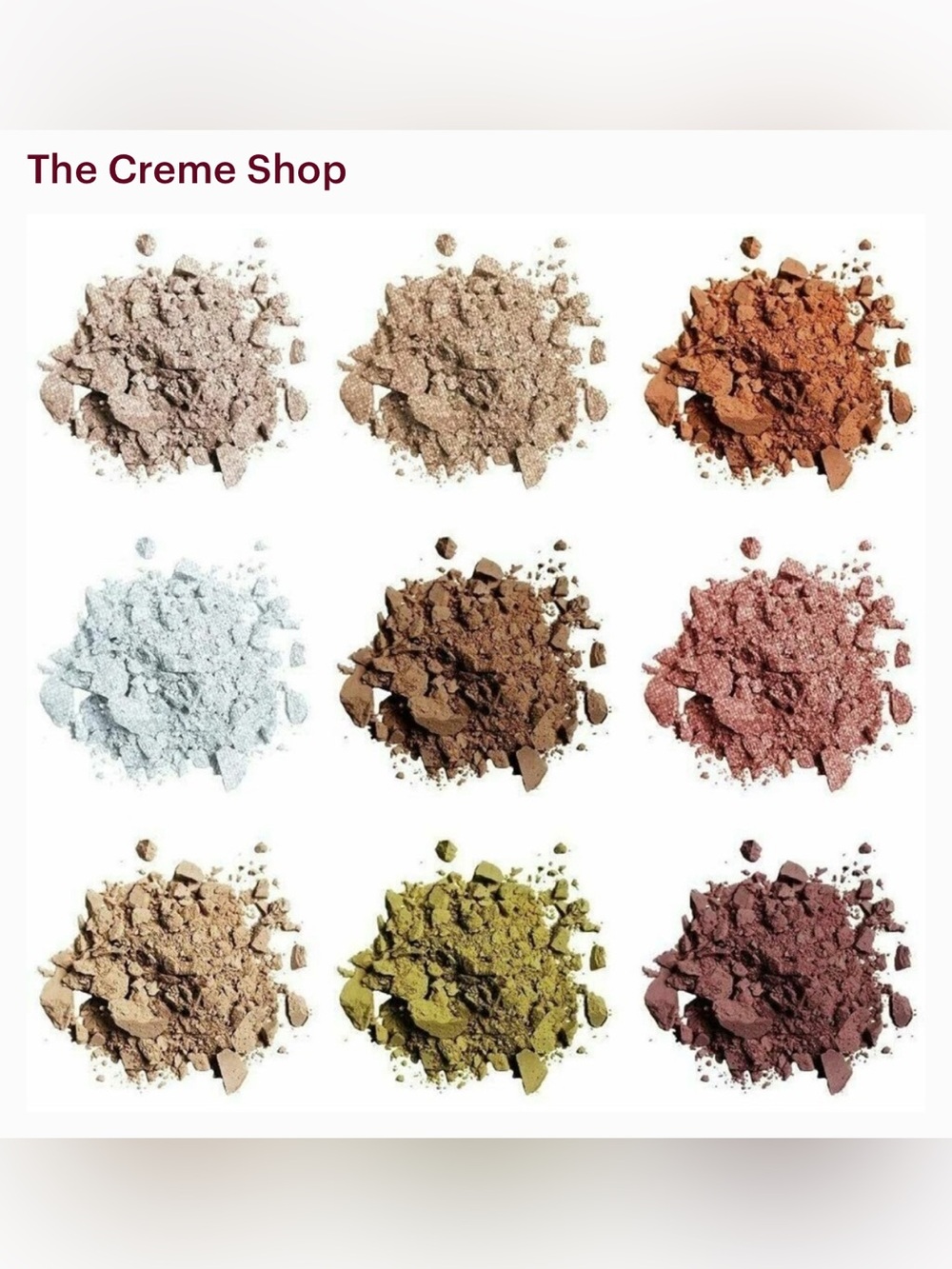 The Crème Shop Desert Springs 9-Color Eyeshadow Palette - Warm Neutrals & Bronze - Picture 3 of 8